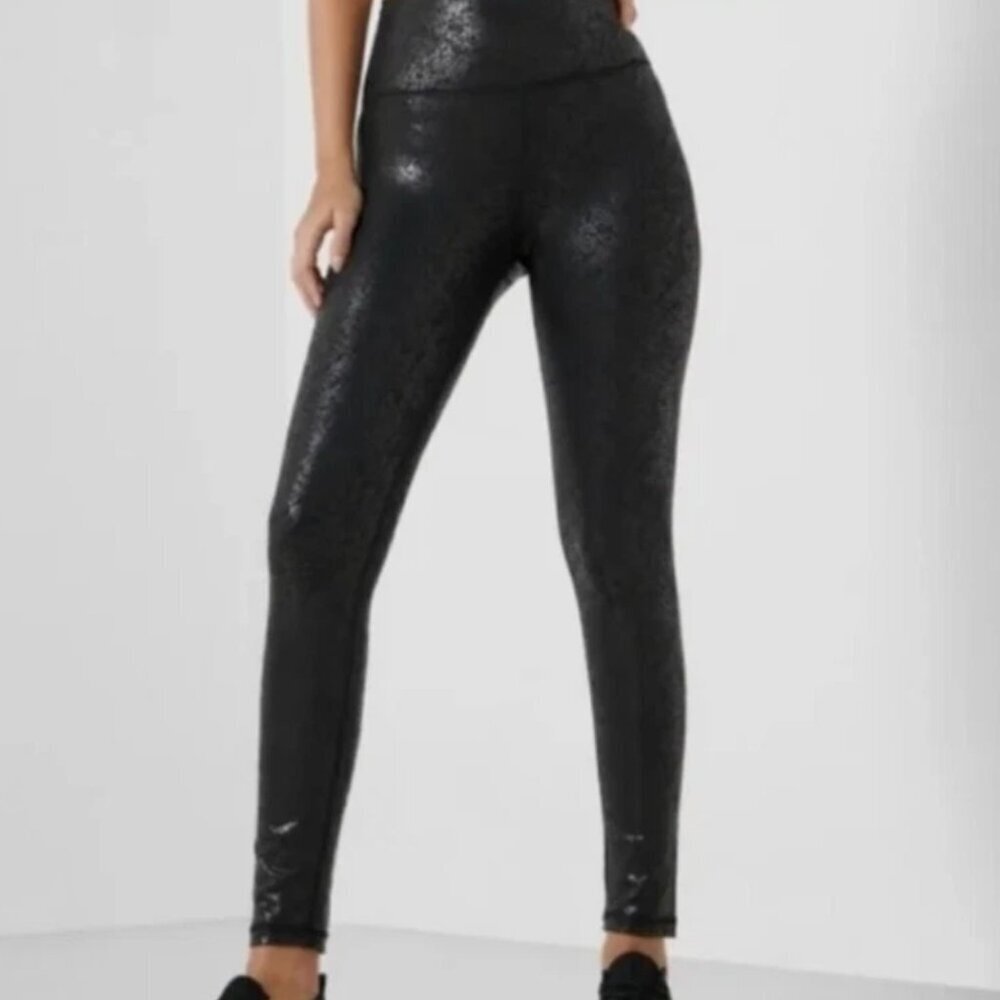 Off-Line by Aerie Women's Small Black Fitted Athletic Stretch Workout Yoga Pants